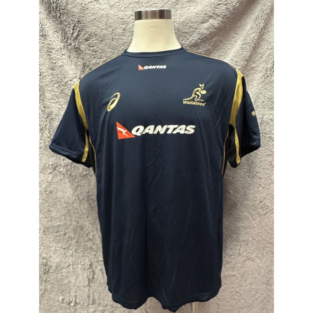 Australia Wallabies Rugby Jersey‎ ASICS Player Gear Qantas XXXL